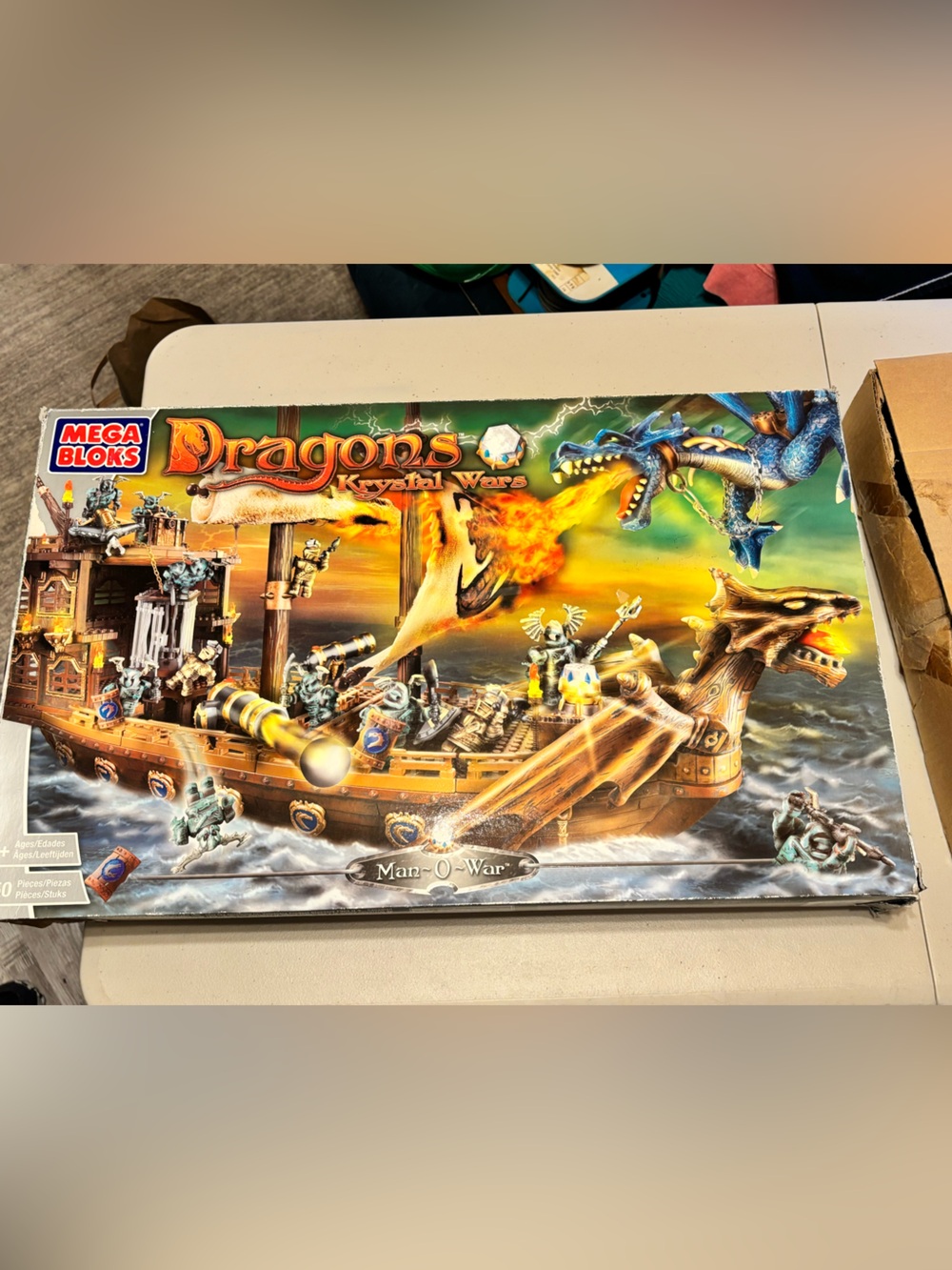 Mega Bloks Dragons Man-O-War Building Set